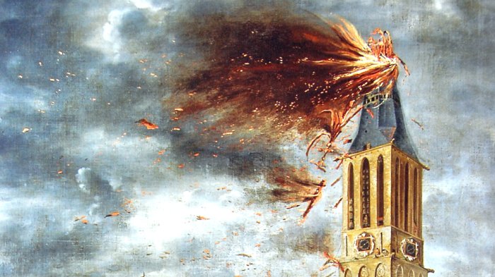 De brand in de toren van de Grote Kerk, Jan Grasdorp