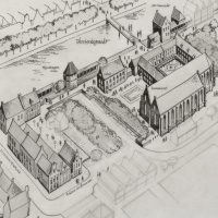 13 - Het Broerenkerkplein naast het nieuwe winkelcentrum