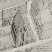 18 - Herstel van het Kadenetershof rond de Waalse kerk – het kwam er niet van