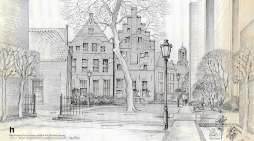 Achter het stadhuis