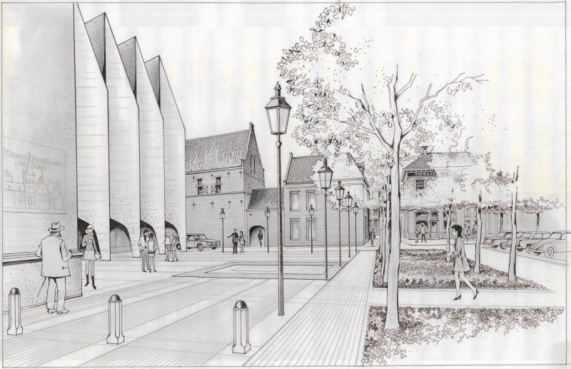 bordes van het stadhuis